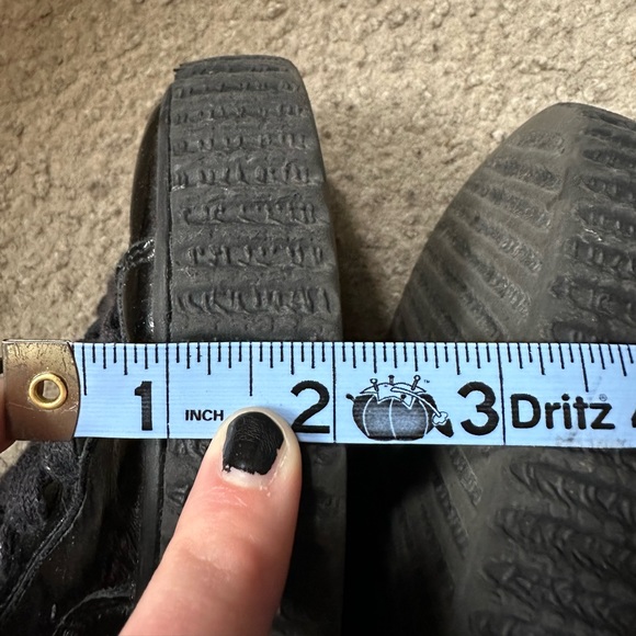 Fenty Puma Black Patent Cracked Leather Creepers - Picture 6 of 7